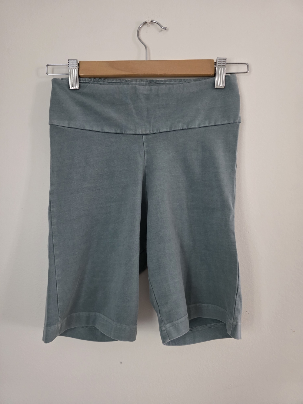 Reebok High-Rise Bike Shorts in Sage Green